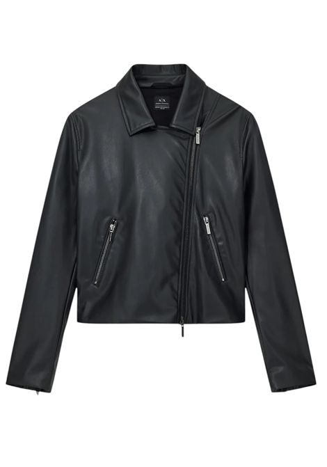 Giubbino biker in ecopelle ARMANI EXCHANGE | Giubbotti | XW001433 AF16618UC001